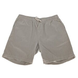 Criquet Cruiser Corduroy Golf Shorts Mens XL Tan Elastic Waist Drawstring Preppy